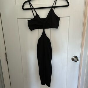 Cut out mini dress